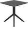 Стол пластиковый Sky 70х70 черный
