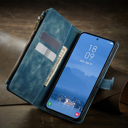 Многофункциональный чехол-кошелек CaseMe 3 in 1 Matte Wallet для Samsung Galaxy S25 FE