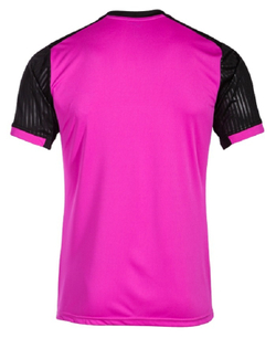 Теннисная футболка Joma Montreal Short Sleeve T-Shirt M - pink/black