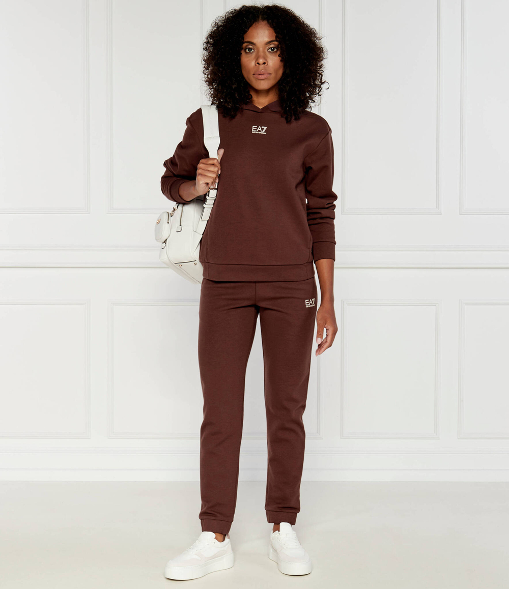 Худи EA7 - коричневый(6DTM16 TJQLZ)