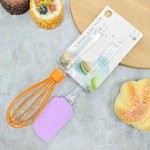 Набор кухонных принадлежностей силиконовый: лопатка+венчик, 24.3*4.9см/25*5см, NNATA200