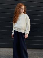 Кардиган для девочки AT1058 молочный