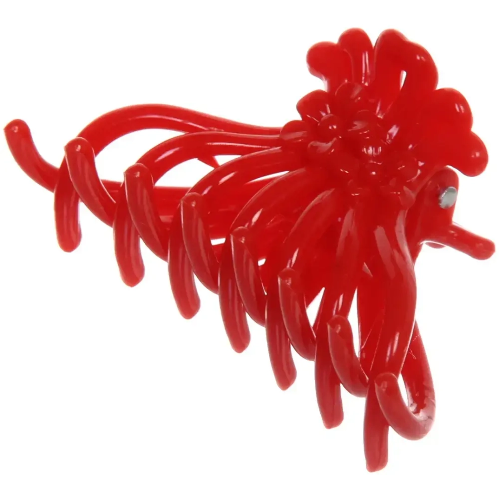 Заколка-краб для волос «Amelia - Flowers», микс 6 цветов, 6*3*2см, ( в индивид. пакете со стикером)