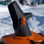 WORX WG450E снегоуборщик электрический 1600Вт, ковш 46 см, выброс 7.5 м