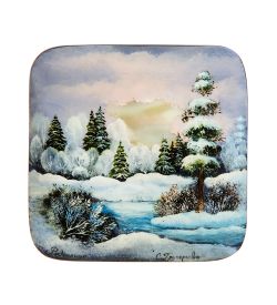 Народные промыслы ШК-10/ 64 Шкатулка «Зима»