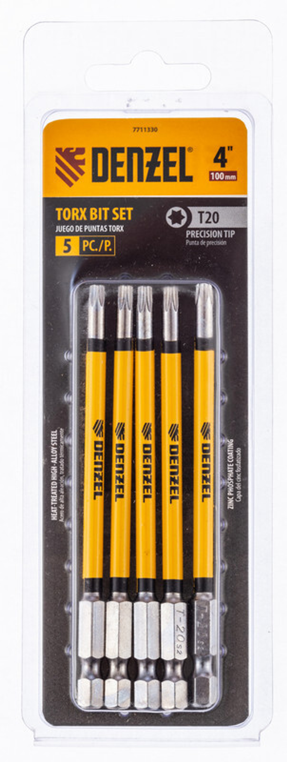 Бита T20x100 мм, 5 шт.// Denzel