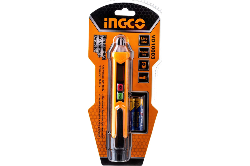 INGCO Бесконтактный детектор напряжения VD10003