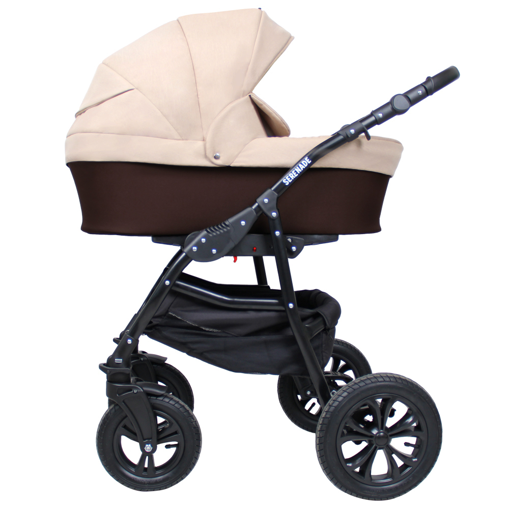 Коляска SERENADE 20 2в1 (Smile Line) (Se 28 (коричневый+бежевый))