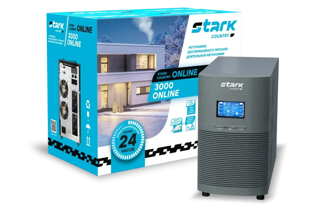 ИБП Stark Country 3000 online, 12А
