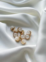 Пуговицы Золото Белые Луна