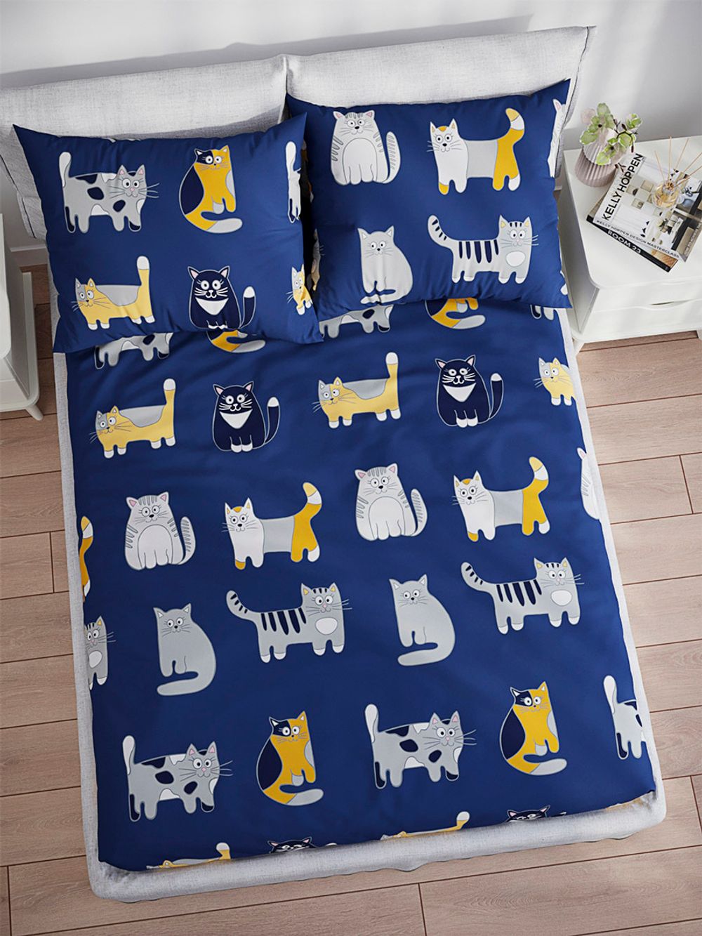 Простынь на резинке Simple House "Sinder (полисатин)" 160х200 см