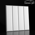 Гипсовая 3D панель Blanco