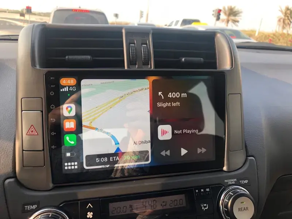 Магнитола для Toyota Land Cruiser Prado 150 2009-2013 (рамка графит) - Teyes CC3L на Android 10, 8-ядер, CarPlay, 4G SIM-слот