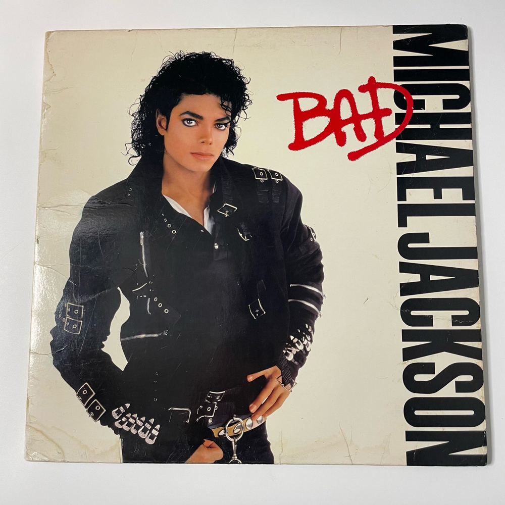 Винтажная виниловая пластинка LP Michael Jackson Bad (США 1987)