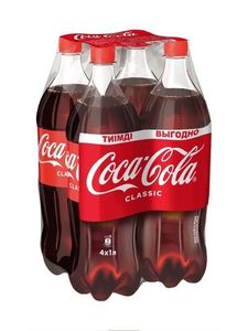МУЛЬТИПАК COCA COLA 1Л 4ШТ