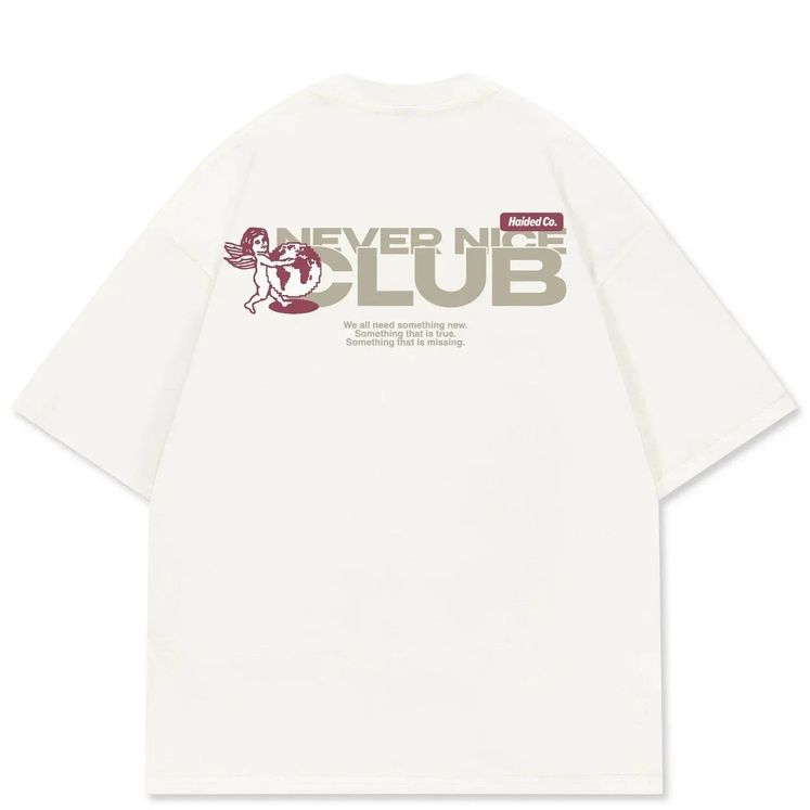 Футболка HAIDED CLUB, экрю