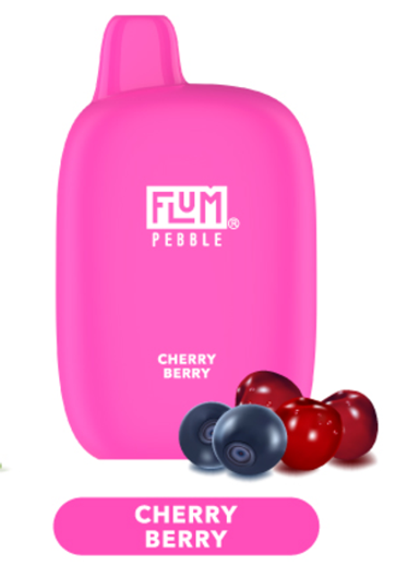 FLUM Pebble Cherry berry (Вишня-черника) 6000 затяжек 20мг (2%)