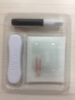Защитное стекло "UV комплект" для Apple Watch 4/5/6/SE/SE 2022 (44 мм) (клей, лампа)