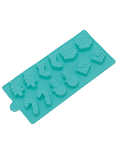 Форма для льда и шоколада «Новый год», 29,3×17,3 см, 12 ячеек, цвет МИКС