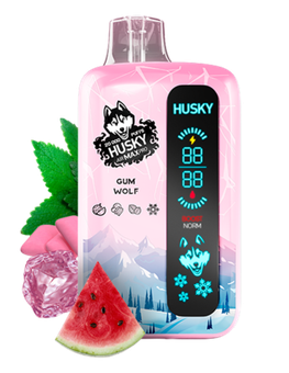 HUSKY AIR MAX PRO 20000 - Арбузно-мятная жвачка со льдом (Gum Wolf)