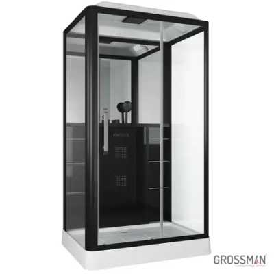 Душевая кабина Grossman Alba GR227R (90x120x225) дверь раздвижная,3 места
