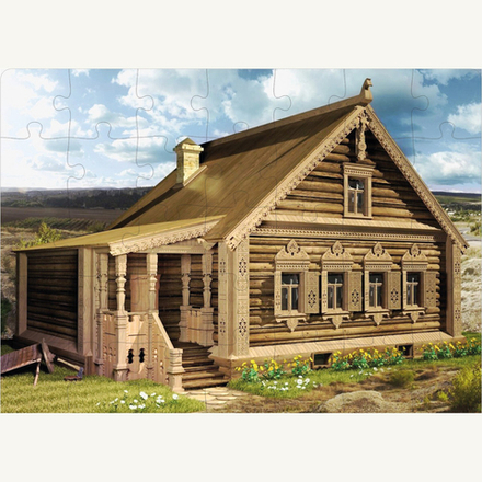 Магнитные пазлы к Дидактическому комплекту Русская изба