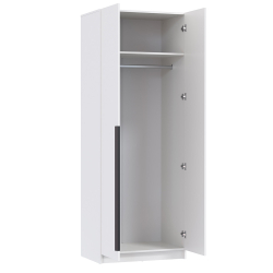 Шкаф для одежды 2-х створчатый Брандо 67.17, Белый