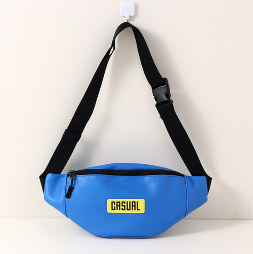 Поясная сумка "Label", голубая