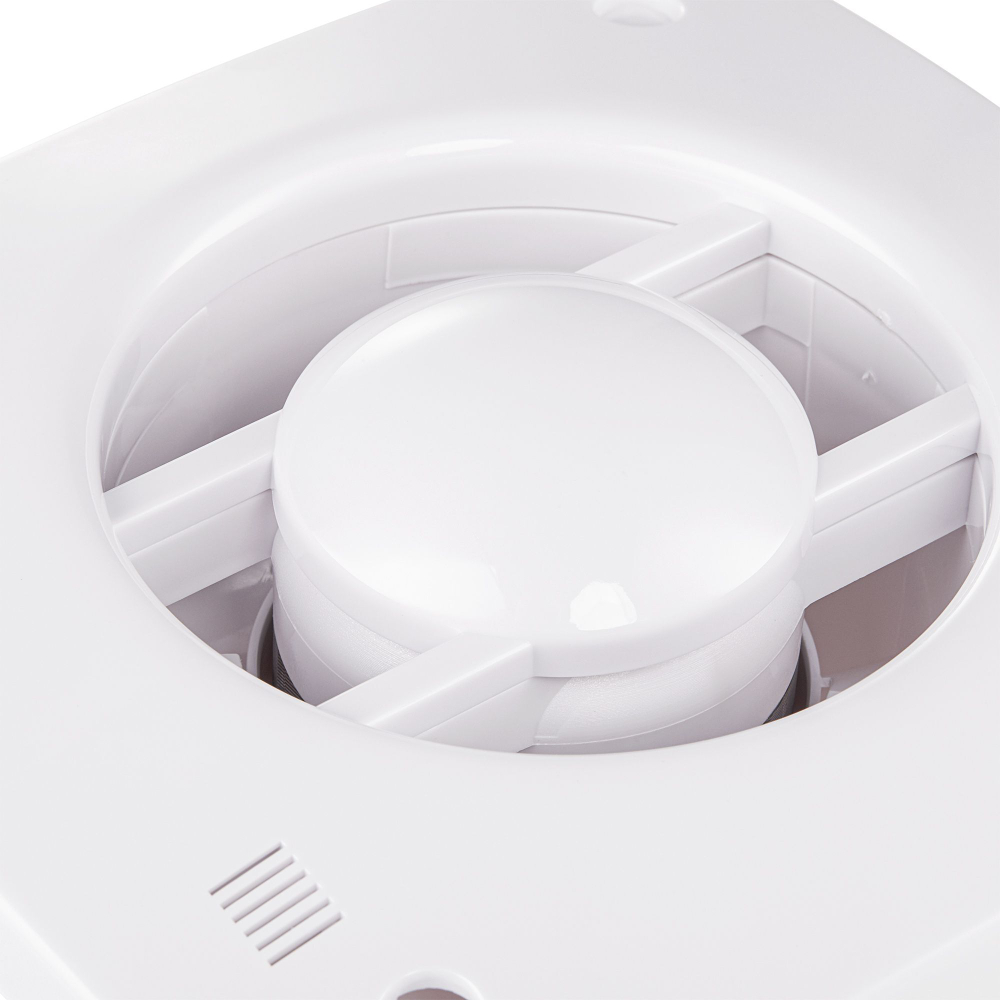 Вытяжной вентилятор Ballu BAF-SL 120 V с обратным клапаном для ванной комнаты, туалета, кухни и бани, 120 мм