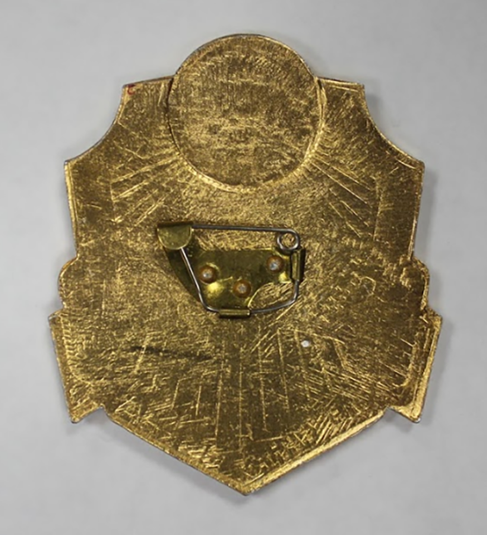 Знак Охрана дежурная смена (большой 7.5 см)