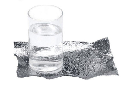 Mukul Goyal Лоток "Скомканный", малый, хром MG348