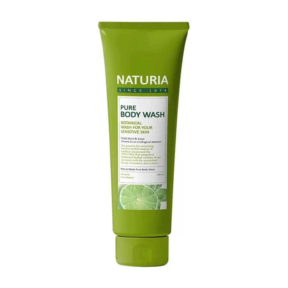 Гель для душа Evas Naturia Wild Mint &amp; Lime Pure Body Wash Мята и Лайм 100 мл