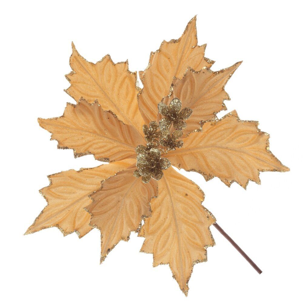 GAEM Цветок искусственный "Пуансеттия", L30 W30 H35 см, 6в.