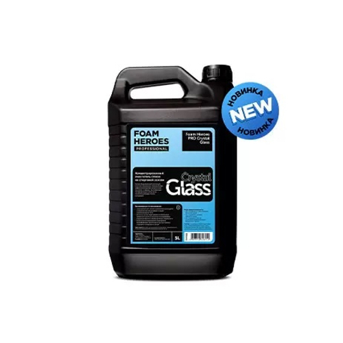 Foam Heroes PRO Crystal Glass концентрированный очиститель стекол на спиртовой основе, 5л