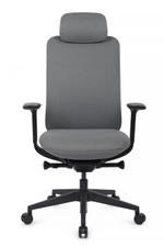 Кресло Riva Антлер EAN-001A Черный пластик/Серый