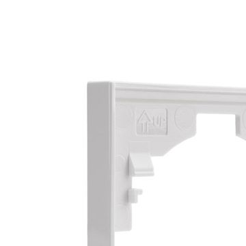 Рамка STRONG 4-постовая жемчуг KRANZ