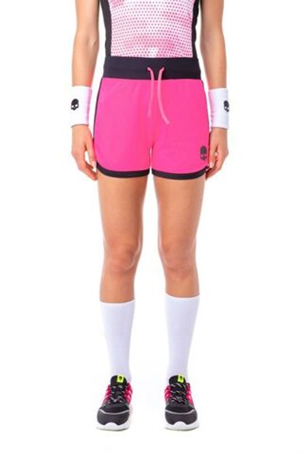 Женские теннисные шорты Hydrogen Tech Shorts Woman - fluo fuchsia