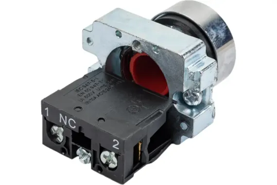 Кнопка Navigator NBI-B-08-R 22 красная 1з 38724