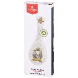 ПОДСТАВКА ПОД ЛОЖКУ "ДЕРЕВО МУДРОСТИ" 25*9 СМ. ВЫСОТА=3 СМ. (КОР=72ШТ.)