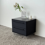 Тумба прикроватная подвесная ROYAL 5202 эко (Черный-р.черная)