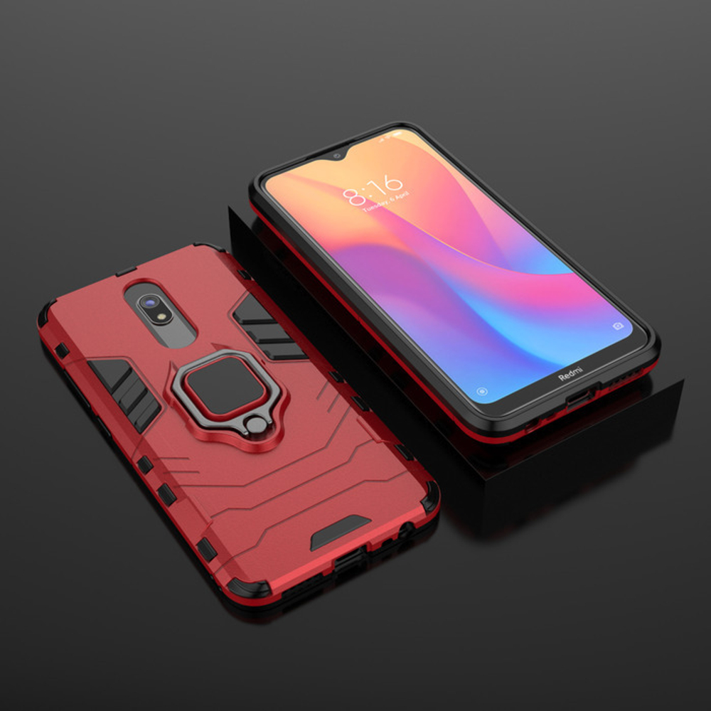 Противоударный чехол с кольцом Panther Case для Xiaomi Redmi 8 / 8A