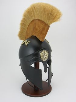 Nautical Шлем троянский "Ахиллес" со светлым плюмажем