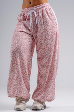 Брюки Baggy Leopard Sweatpants PRIMAL 865 Розовый леопард