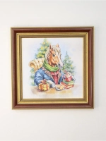 Набор из двух картин "Лошадь - символ 2026 года"