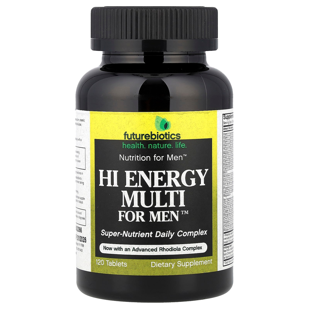 Futurebiotics, Hi Energy Multi, для мужчин, 120 таблеток