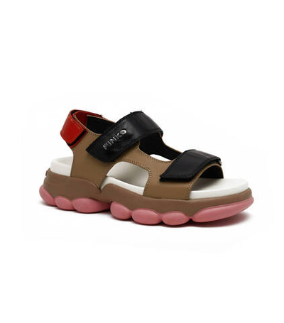 Кожаные босоножки Pinko - коричневый(100858 A0N9)