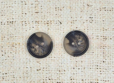 Пуговицы, d 2,5 см, чёрный