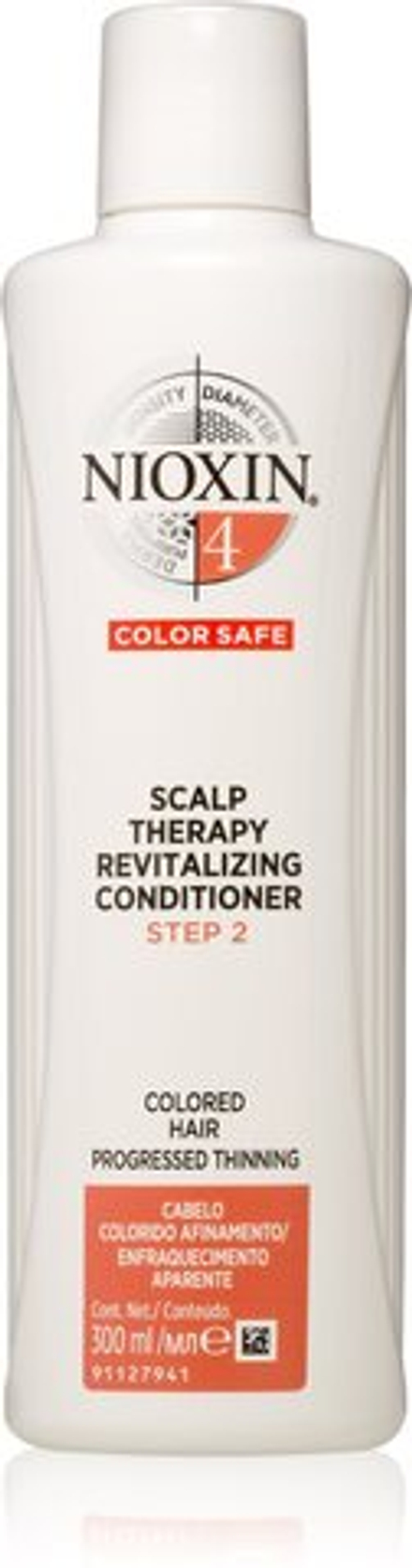 Nioxin System 4 Color Safe - глубоко питательный кондиционер для окрашенных и поврежденных волос /   300  ml  / GTIN 8005610498546