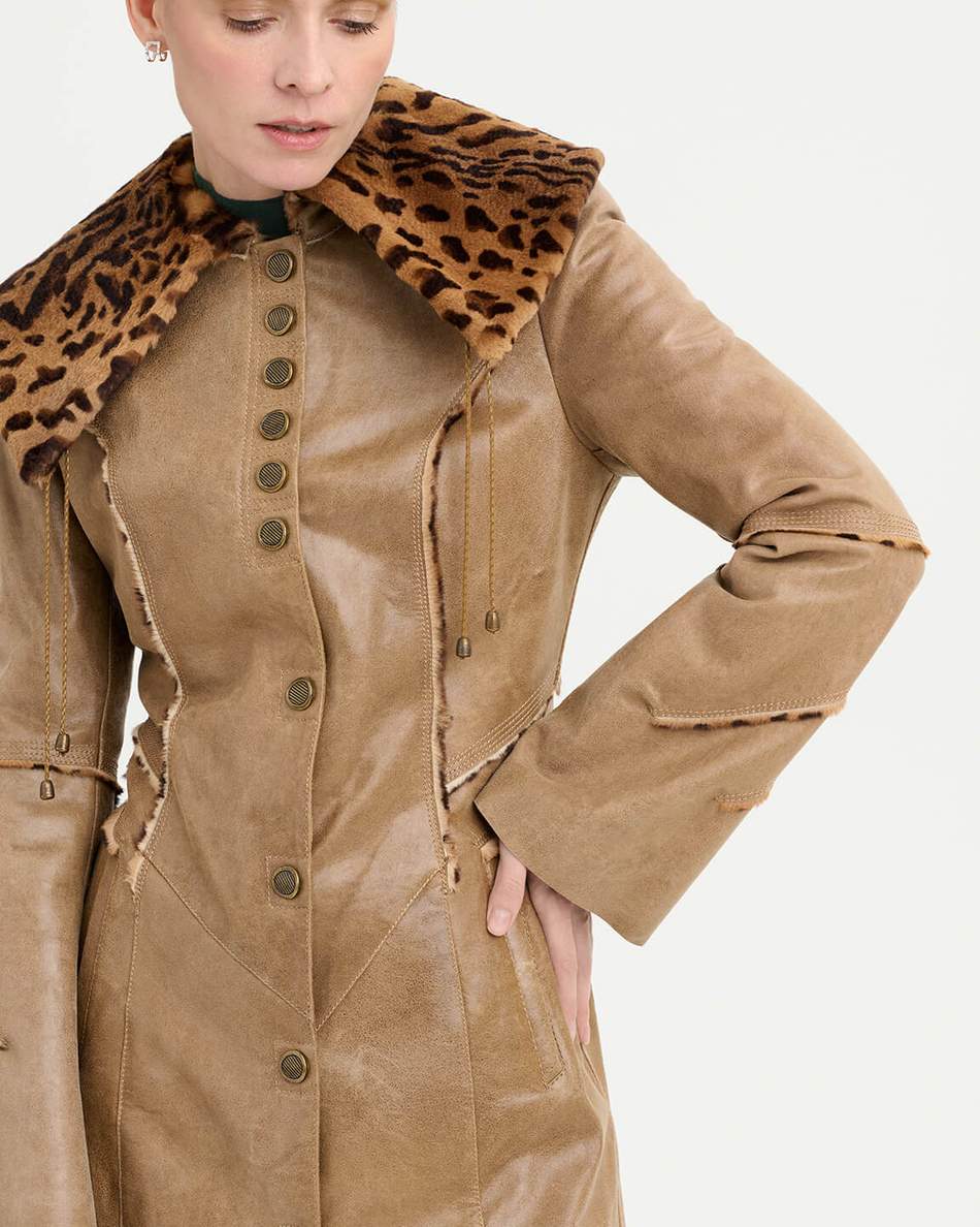 Пальто из овчины