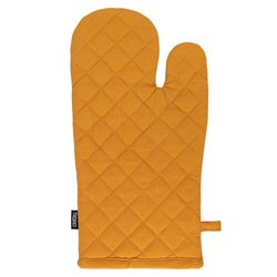Прихватка-варежка из хлопка цвета карри из коллекции Essential, 33х17,5 см